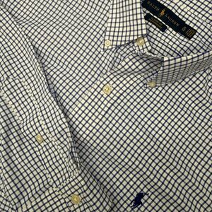 Ralph Lauren men’s classic fit performance nylon long sleeve button down size xl